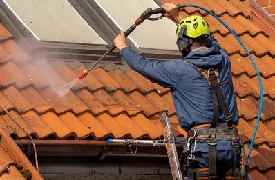 Démoussage et hydrofuge de toiture à Vaudringhem